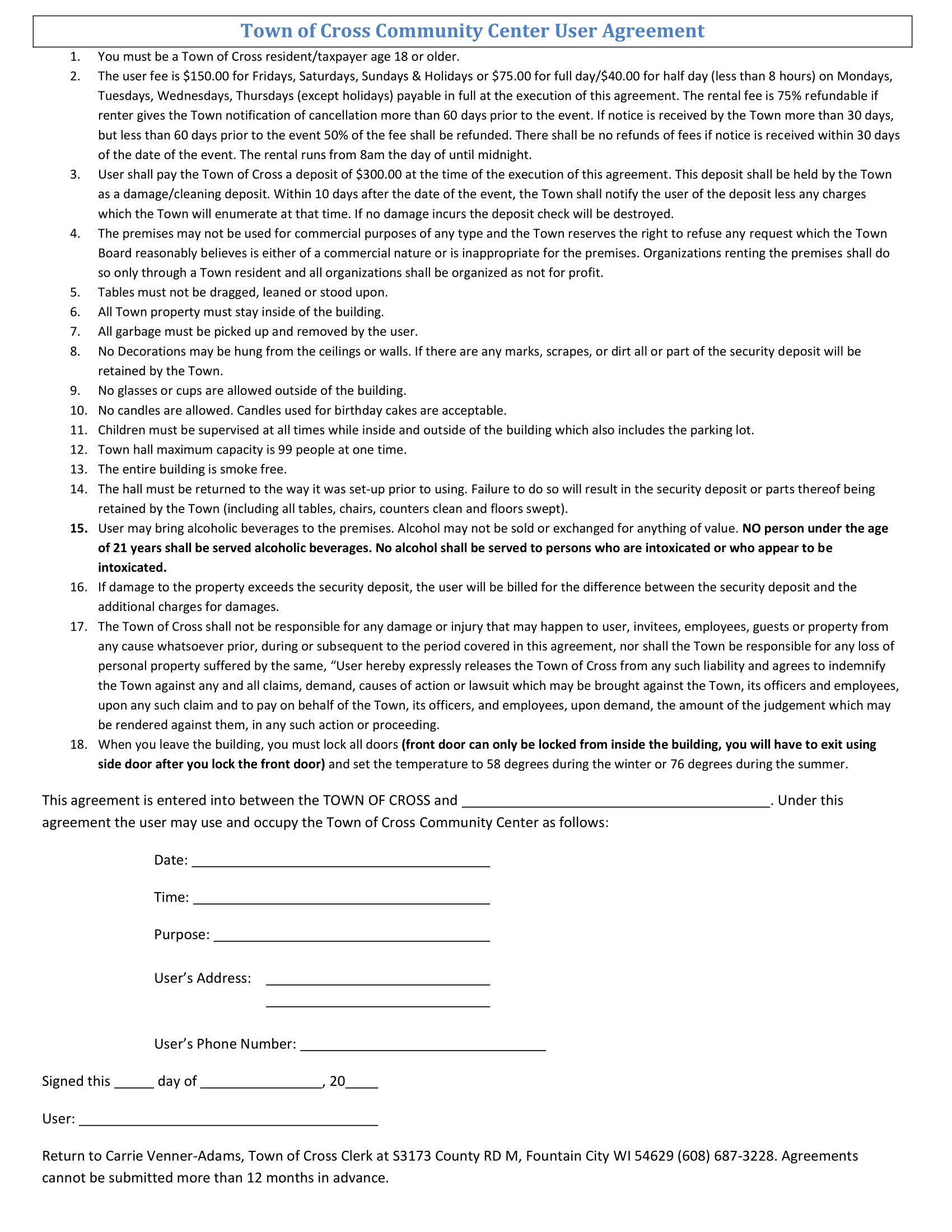 User Agreement 2024-1